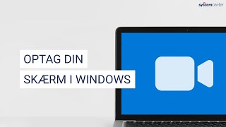 Optag din skærm i Windows 10 [upl. by Descombes686]