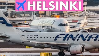 Lovely PLANE SPOTTING Helsinki Airport  40mins [upl. by Anielram915]