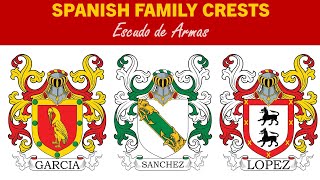 Spanish Family Crests [upl. by Spada434]