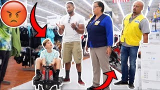 RIDING DRIFT CARTS IN WALMART COPS CALLED [upl. by Cho]