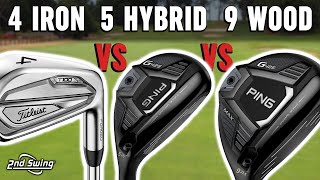 4iron vs 5hybrid vs 9wood  Which Golf Club Should You Play [upl. by Atiniuq]