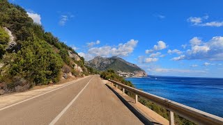 SARDINIA scenic drive  Cala Gonone  Italy [upl. by Nylemaj]