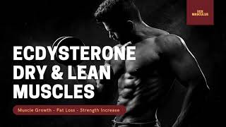 Ecdysterone  Dry amp Lean Muscles  Powerful Subliminal [upl. by Fafa]