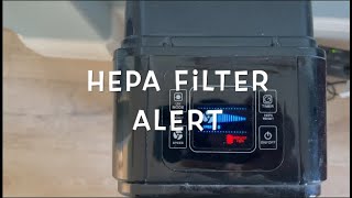 Germguardian HEPA filter ReplacementAlert Reset [upl. by Ahsii260]