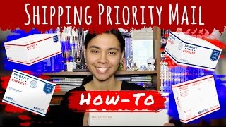 How To Ship USPS Priority Mail [upl. by Fotinas371]