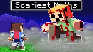 Testing Minecrafts SCARIEST MYTHS [upl. by Eustashe]