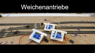 Modellbahn 1 Weichenantriebe selbst bauen  JG Modellbau [upl. by Ivette]