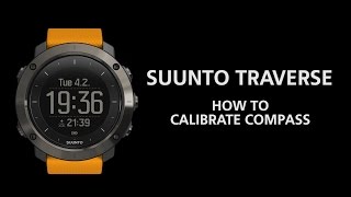 Suunto Traverse  How to calibrate compass [upl. by Attennyl557]