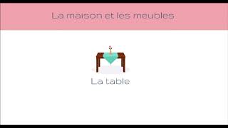 Vocabulaire  la maison et les meubles [upl. by Devaney]