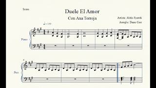 Aleks Syntek  Duele El Amor Piano  Finale [upl. by Asillam]