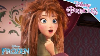 Frozen  Anna Waking Up  Disney Princess [upl. by Cadman]