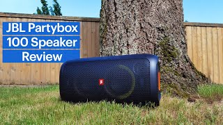 JBL Partybox 100 Bluetooth Speaker Review [upl. by Stickney751]