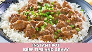 Instant Pot Beef Tips and Gravy [upl. by Pena]