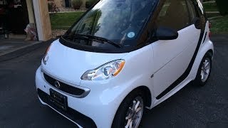 2014 Smart Fortwo Electric Drive Start Up In Depth Tour and Review [upl. by Leuneb]