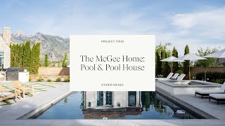 The McGee Home Tour The Backyard Pool amp Pool House [upl. by Leahcimnoj]