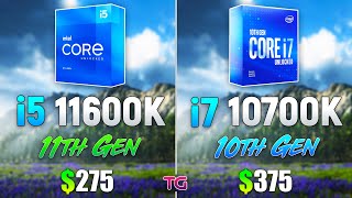 i5 11600K vs i7 10700K  Which CPU is Better for Gaming [upl. by Schreibe976]