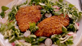 Crunchy chicken cutlets recipe  Simply Nigella Episode 2  BBC [upl. by Adao]