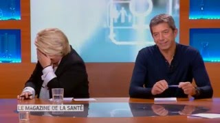 Fou rire général au Magazine de la Santé avec Thierry Lhermitte  France 5 [upl. by Ahsilad]