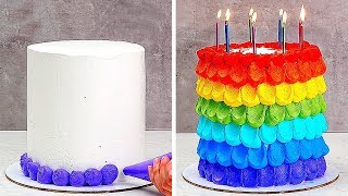 17 MANERAS RÁPIDAS Y FÁCILES DE DECORAR UN PASTEL [upl. by Tubb275]