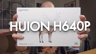 Drawing Tablet In Your BAG  Huion H640P Review [upl. by Nalon]