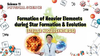 FORMATION OF HEAVIER ELEMENTS  STELLAR NUCLEOSYNTHESIS  SCIENCE 11  PHYSICAL SCIENCE [upl. by Ib641]