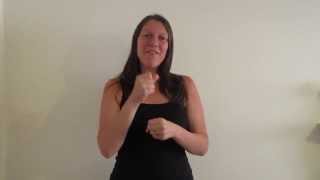 Alphabet song ABC  British Sign Language BSL and singing [upl. by Baumann]