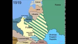 Polands BorderTerritorial Changes 17th century to 21st century [upl. by Naivat]