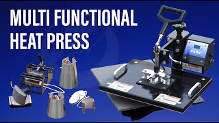 8in1 Multi Functional Heat Press Machine User Guide  Photo USA [upl. by Clarisa]