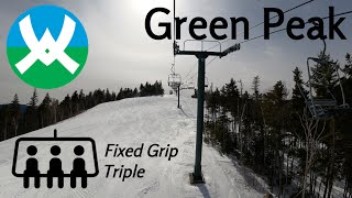 Waterville Valley  Green Peak Triple [upl. by Aikas]