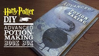 Advanced Potion Making Book Box  Harry Potter DIY [upl. by Rabkin]