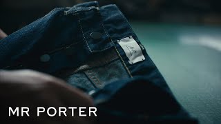 How Japanese Denim Is Made  MR PORTER [upl. by Elfstan]