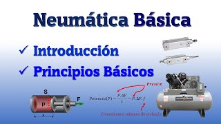 NEUMÁTICA BÁSICA  INTRODUCCIÓN  PRINCIPIOS BÁSICOS [upl. by Aidualc]