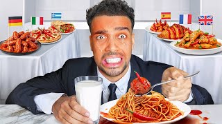 EATING THE SPICIEST FOOD FROM EVERY COUNTRY EUROPE EDITION [upl. by Thurston]