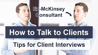 Talk like a Consultant  How to conduct Interviews with Clients [upl. by Callas]