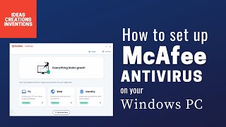 How to set up McAfee Antivirus on your Windows computer [upl. by Januarius]