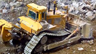 Caterpillar D11N and D11R Stripping Overburden [upl. by Schoenfelder]