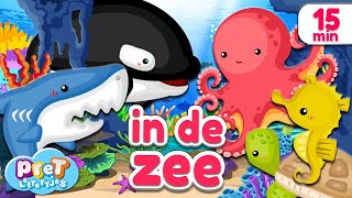 Pretlettertjes • Dierengeluiden in de Zee • 10 nieuwe Zeedieren [upl. by Brittni45]