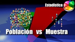 Población y Muestra  Ejemplos y Ejercicios Resueltos [upl. by Nylikcaj]