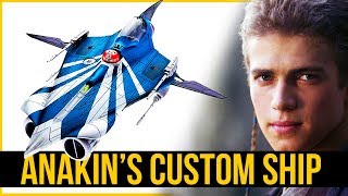 Star Wars Ships Anakins CUSTOM Delta7 Starfighter  Azure Angel [upl. by Gunner]