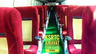 INTERIOR VIEW OF KSRTCS AIRAVAT CLUB CLASS of VOLVO B9R MULTI AXLE [upl. by Ennaira805]