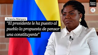 Francia Márquez esto dice la vicepresidenta sobre la constituyente de Petro  El Espectador [upl. by Analaj]