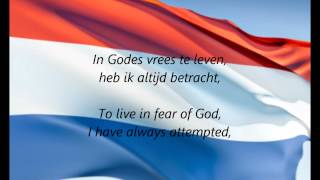 Dutch National Anthem  quotHet Wilhelmusquot NLEN [upl. by Nordgren]