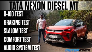 Tata Nexon Diesel MT  10 RealLife Tests [upl. by Nakasuji482]