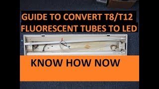 Introduction Retrofit T8 T12 Fluorescent to LED Tubes [upl. by Sitruk]