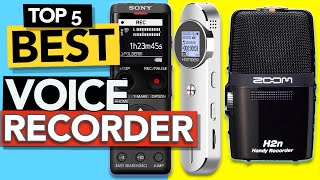 ✅ TOP 5 Best Voice Recorder  Digital Audio Guide Today’s Top Picks [upl. by Aerdnas]