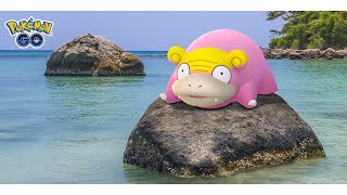 Pokemon GO  Galarian Slowpoke raid [upl. by Anolla907]