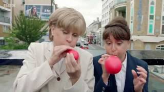 Tracey Ullman  Angela Merkel Sings quot99 Red Balloonsquot [upl. by Hanoy]