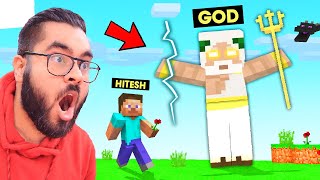 😎 GOD IN MINECRAFT 😲  Hitesh KS [upl. by Licna675]