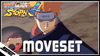 Naruto Ultimate Ninja Storm 4  Pain COMPLETE Moveset [upl. by Anierdna]