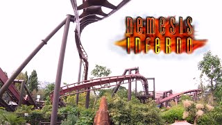 Nemesis Inferno 4K Front Seat POV  Thorpe Park [upl. by Mae]